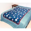 Silver Buffalo Peanuts Snoopy and Woodstock In Space Fleece Throw Blanket | 45 x 60 Inches - 4 of 4