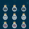 Joyfy Christmas Ornaments,  9 Pcs Christmas Tree Ornaments Set, Christmas Tree Decoration, Fillable Xmas Ornaments Decor - 2 of 4