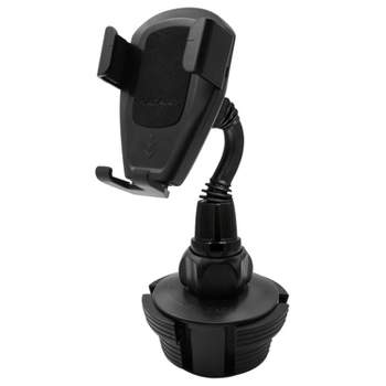Macally Phone Gravity Holder With 9.25" Tall Cupholder Mount