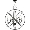 Livex Lighting Aria 6 - Light Pendant in  Black/Brushed Nickel - 4 of 4