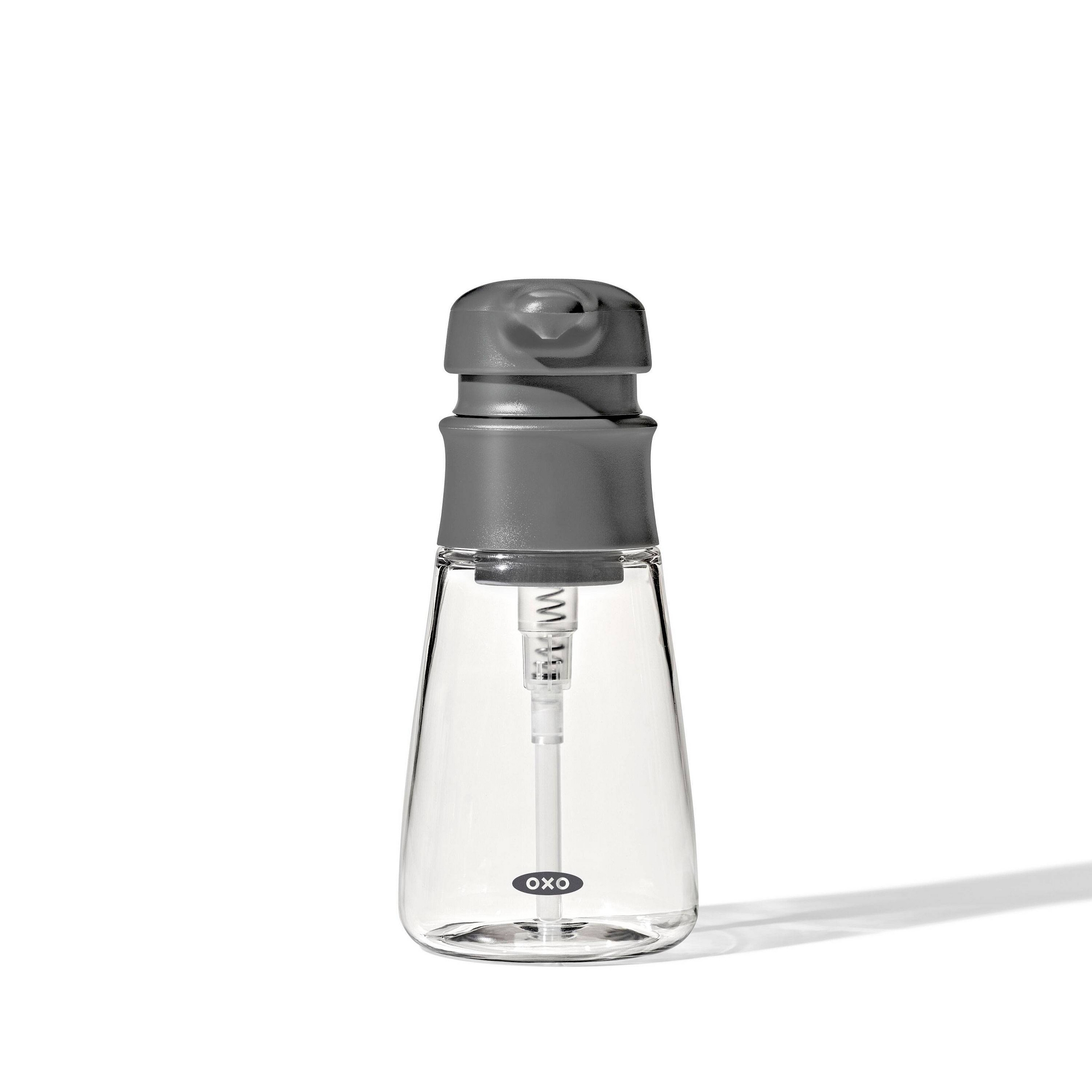 OXO 10oz Soap Dispenser Gray: Kitchen & Bathroom Hand Dish Soap Pump, Plastic, 6.63" Height, 2.88" Width
