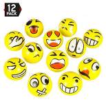 Big Mo's Toys Emoji Stress Ball Party Favor - 12 Pack