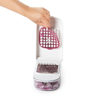 OXO White Stainless Steel Manual Vegetable Chopper