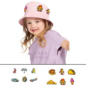 Rabble Gender Neutral Kids' Bucket Hat with Speedy Snack Attack Dabblz Bundle - 1 of 4