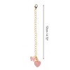 Unique Bargains Butterfly Heart Cup Chain Charm Water Cup Pendant 1 Pc - 2 of 4