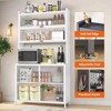Kumasinova 73"Tall Kitchen Pantry Cabinet,6-Tier Hutch Cabinet with Pegboard,Adjustable Kitchen Cabinet,Anti-Tip Design,50lb Max Per Shelf - 2 of 4