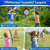 Skirfy Bow and Arrow Set for Kids- LED Light up Archery Toy Set with 1 Foam Dart Blaster, 6 Suction Cup Arrows, Archery Set with Standing Target - 3 of 4