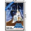 Trends International Star Wars: New Vintage - Bring The Force Home Framed Wall Poster Prints - 3 of 4