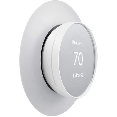 Wasserstein 5.25” Wall Plate Cover Compatible with Google Nest Thermostat 2020 - Elegant Mounting Solution for your Google Nest Thermostat
