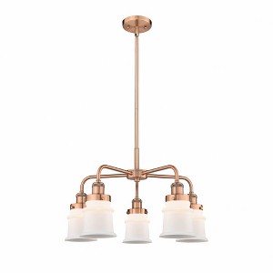 Canton - 5 Light Stem Hung Chandelier In Industrial Style-14.5 Inches Tall and 23.25 Inches Wide - 1 of 1