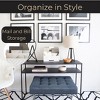Blu Monaco Wooden Mail Organizer for Countertop or Desk - Kitchen Mail Sorter With Drawer - 2 of 4