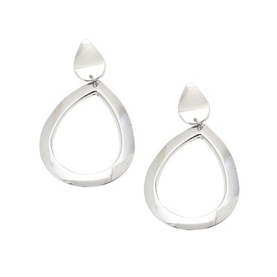 SOHI Women's Rose Gold Contemporary Drop Earrings