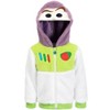 Disney Pixar Toy Story Buzz Lightyear Toddler Boys Cozy Faux Shearling Zip Up Cosplay Hoodie 3T - 3 of 4