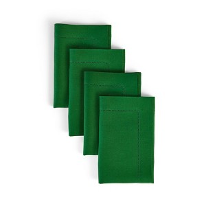 Solino Home Linen Classic Hemstitch Dinner Napkins - 1 of 4
