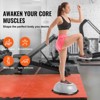 VEVOR Half Exercise Ball Trainer, 23 inch Balance Ball Trainer, 660lbs Capacity Stability Ball, Yoga Ball with Resistance Bands & Foot Pump - 3 of 4