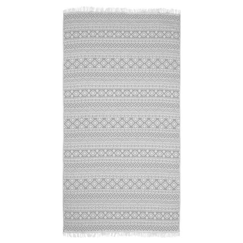 70&#34;x35&#34; Sea Breeze Pestemal Beach Towel Gray - Linum Home Textiles, 1 of 6