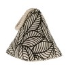 Evideco French Home Goods Jungle Print Cotton Weighted Door Stop – 2.3 lbs, Decorative & Functional with Handle, Available in White & Black - 2 of 4