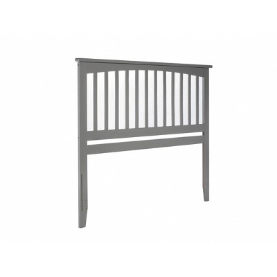 King Mission Headboard Gray - Afi: Satin Finish, Wood Frame, Spindle ...