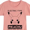 Girls' - Pokémon - Pikachu Electric-Type Gotta Catch 'Em All Fitted Short Sleeve Graphic T-Shirt - 2 of 4