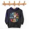 The Juniper Shop Mini Smiley Smile and Be Kind Aria Toddler Hoodie - 2 of 4