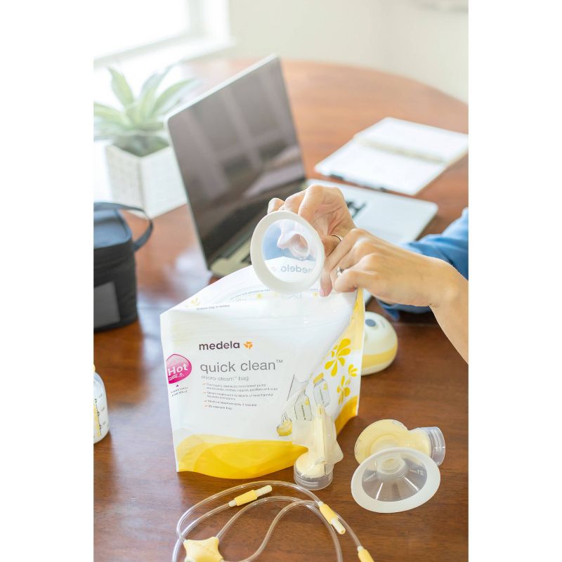 Medela Quick Clean Micro-Steam Sanitizing Bags, 6 of 13