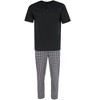 Ten West Apparel Men's Henley Short Sleeve and Plaid Pajama Pant Set - 4 of 4