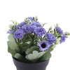 Unique Bargains Artificial Plants Chrysanthemum Plastic 4.33"x4.33"x7.87" 1Pcs - 4 of 4