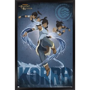 Trends International Avatar: The Legend of Korra - Korra Framed Wall Poster Prints - 1 of 4
