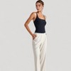 Anna-Kaci Active Women's Fitted Square Neck Tank Top with Built-In Bra and Racerback Design for Active and Casual Comfort - 3 of 4