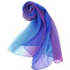 Elerevyo Women Long Chiffon Lightweight Gradient Color Scarves 2 Pcs - 2 of 4