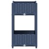 vidaXL Large Blue Grey Raised Bed Polypropylene Spacious - 4 of 4