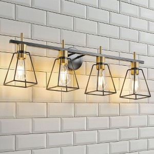 KAISITE 2-Light Metallic Industrial Bathroom Vanity Fixture - 1 of 4