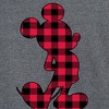 Men's - Disney - Mickey Plaid Long Sleeve Graphic T-Shirt - 2 of 4