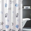 LunaLulinlk Bathroom Waterproof Shower Curtain Bathroom Hanging Curtain Door Curtain, 71x71inch - 2 of 2