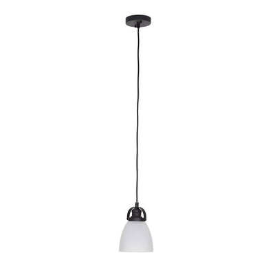 8.5" One Light Mini Pendant Bronze - Cresswell Lighting