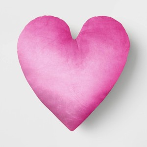 Reversible Velvet Heart Throw Pillow - Opalhouse™ - 1 of 4