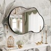 Apmir Irregular High-Strength Tempered Glass and Aluminum Alloy Framed French Cleat Mounted Wall Decor Bathroom Vanity Mirror - 4 of 4