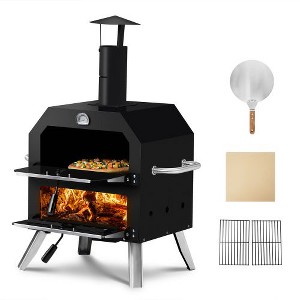 Karl Home 2 layer Outdoor Pizza Ovens With Stone - 1 of 4