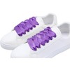 Elerevyo Women's Flat Satin Ribbon Shoelaces Wide Shoestrings Colorful Shoe Laces 1 Pair - 4 of 4