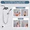 BRIGHT SHOWERS Dual Shower Head System with Handheld and Rain Shower, Faucet Set with Valve, Trim Kit & 79-Inch Stainless Hose, Oil-Rubbed Bronze - 4 of 4
