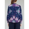 Women's Ornate Border Print Blouse - current air - 2 of 3