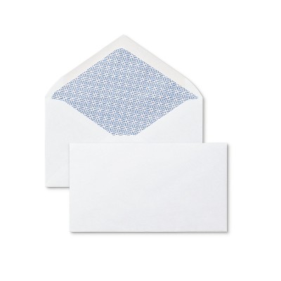 Staples Security-Tint Gummed #6-3/4" Envelopes 250/Box (317321/19254)