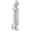 Brixwell 85-601 White 85 Series Traco Slide Guide - 4 of 4