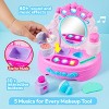 Joyfy Toddler Magic Vanity Toy, Mirror Makeup Set with Music, Lights, Animated Mirror,Fine Motor Play,Birthday Christmas Gift for Ages 6 Months+ - 3 of 4