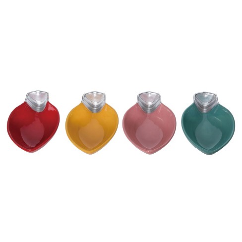 Transpac Ceramic Fun Christmas Tree Lights Treat Bowl Set of 3 Christmas Home Decorations - image 1 of 1