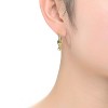 Guili Elegant Twisted Hoop Earrings – Sterling Silver with Gold & Rose Gold Plating, Perfect for Everyday Glamour & Sophisticated Style - 3 of 3