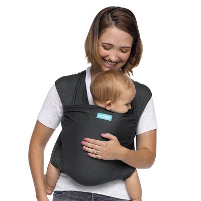 Moby Evolution Wrap Baby Carrier - Charcoal