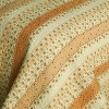 Slickblue 3PC Full/Queen Cotton Patchwork Quilt Set, Floral Printed, Vermicelli Quilted with 2 Shams - 4 of 4
