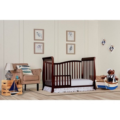 Espresso Pinewood 7-in-1 Convertible Crib with Greenguard Certification