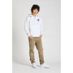 MLB Minnesota Twins Men's Champion White Packable Jacket - M : Target